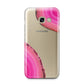 Agate Bright Pink Samsung Galaxy A3 2017 Case on gold phone