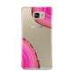 Agate Bright Pink Samsung Galaxy A9 2016 Case on gold phone