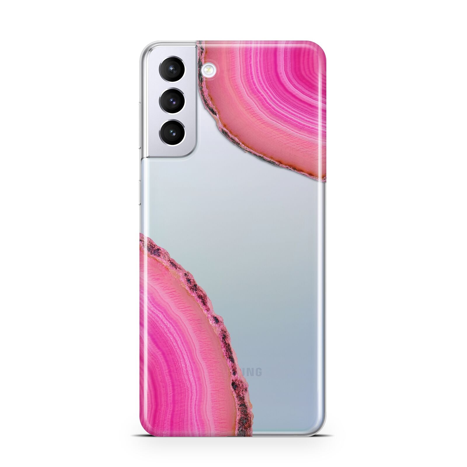 Agate Bright Pink Samsung S21 Plus Phone Case