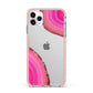 Agate Bright Pink iPhone 11 Pro Max Impact Pink Edge Case