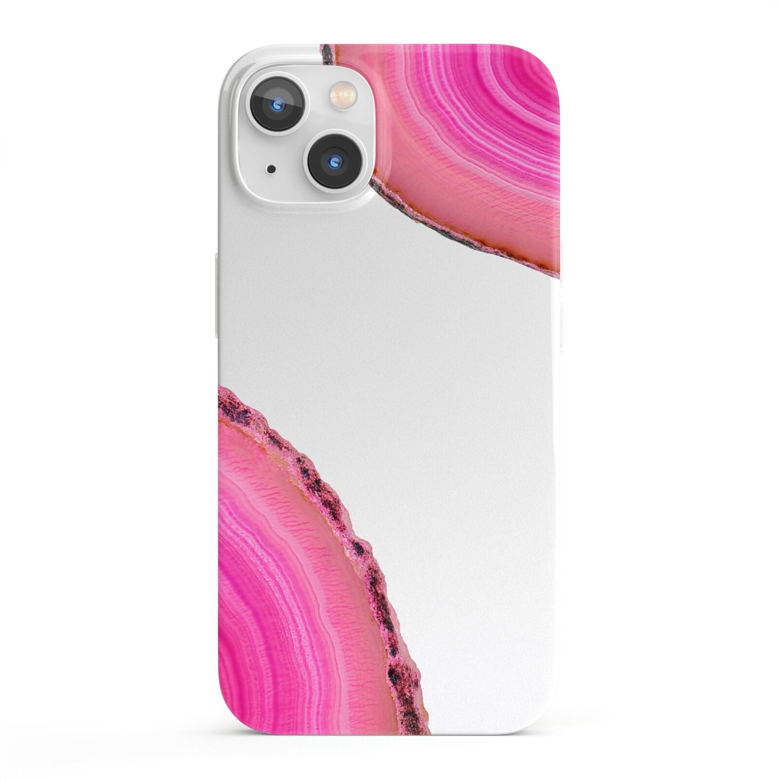 Agate Bright Pink iPhone 13 Full Wrap 3D Snap Case