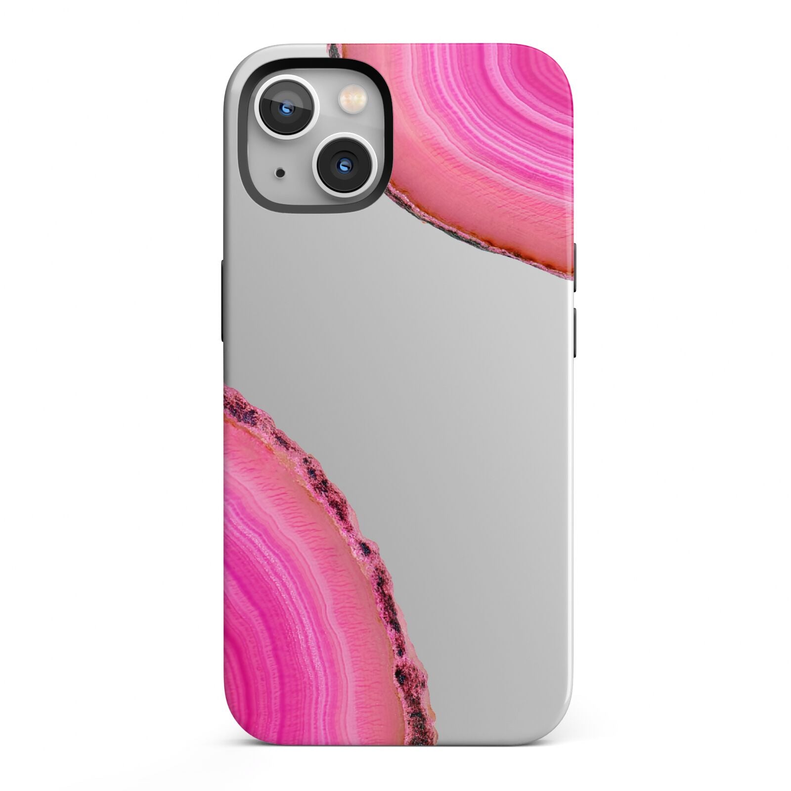 Agate Bright Pink iPhone 13 Full Wrap 3D Tough Case