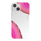 Agate Bright Pink iPhone 13 Mini Full Wrap 3D Snap Case