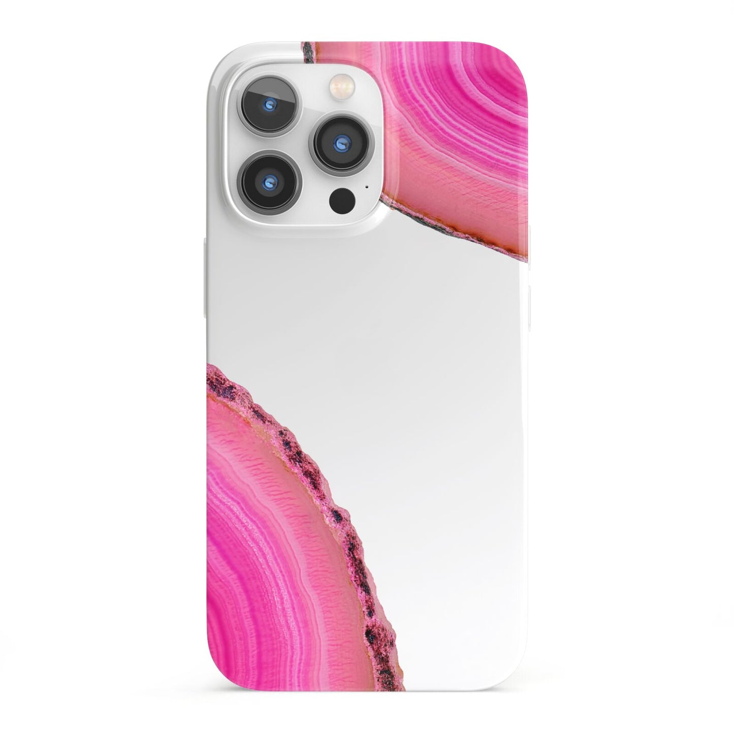 Agate Bright Pink iPhone 13 Pro Full Wrap 3D Snap Case
