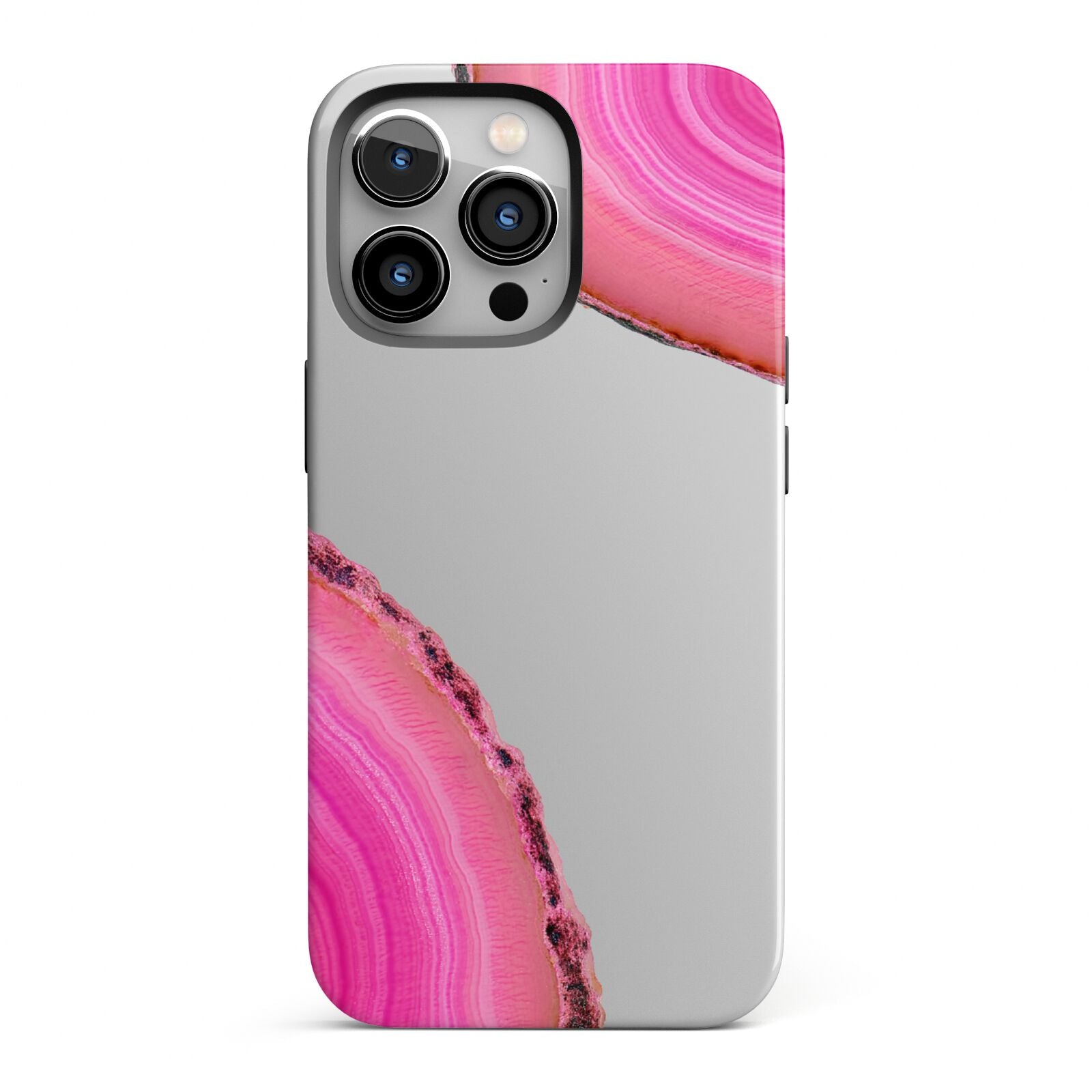 Agate Bright Pink iPhone 13 Pro Full Wrap 3D Tough Case