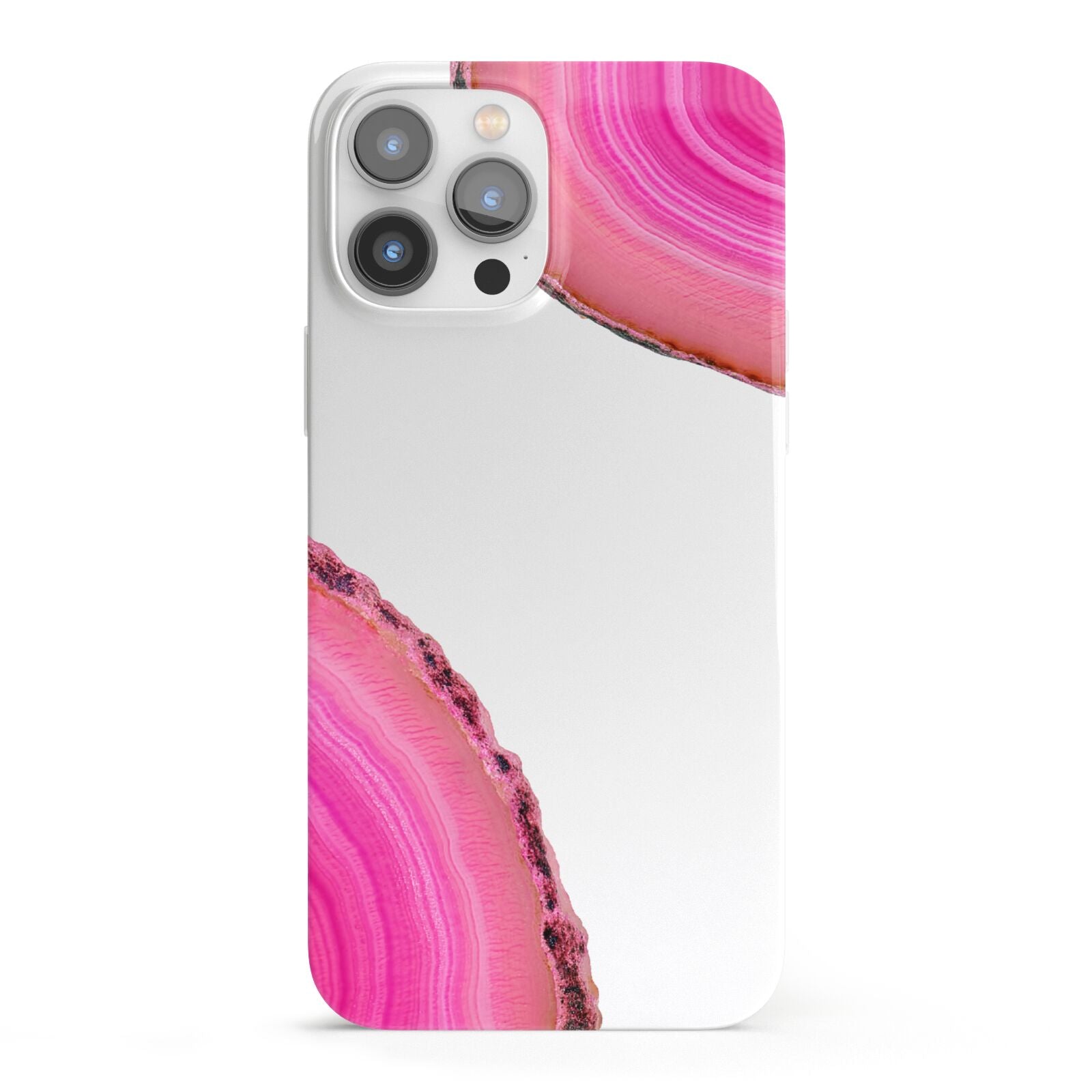 Agate Bright Pink iPhone 13 Pro Max Full Wrap 3D Snap Case