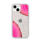 Agate Bright Pink iPhone 14 Glitter Tough Case Starlight
