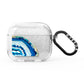 Agate Dark Blue and Turquoise AirPods Glitter Case 3rd Gen