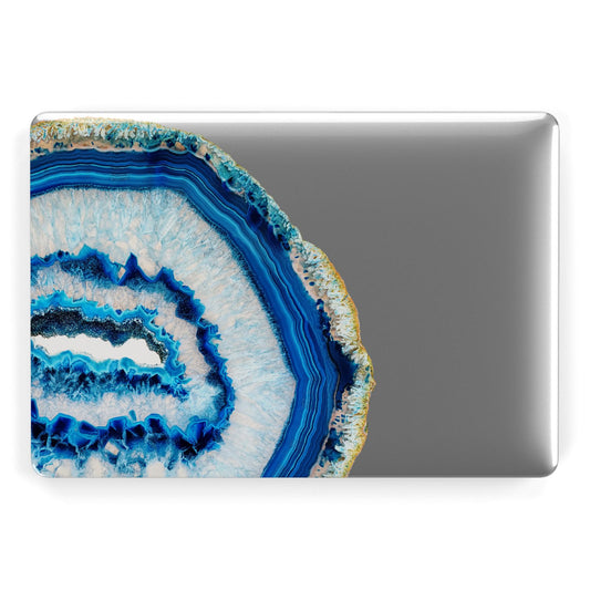 Agate Dark Blue and Turquoise Apple MacBook Case