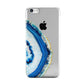 Agate Dark Blue and Turquoise Apple iPhone 5c Case