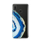 Agate Dark Blue and Turquoise Huawei Nova 3 Phone Case