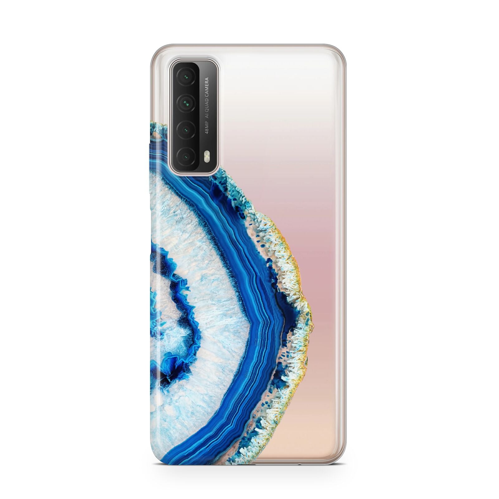 Agate Dark Blue and Turquoise Huawei P Smart 2021
