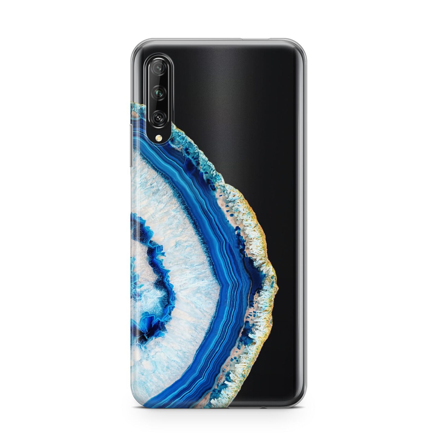 Agate Dark Blue and Turquoise Huawei P Smart Pro 2019