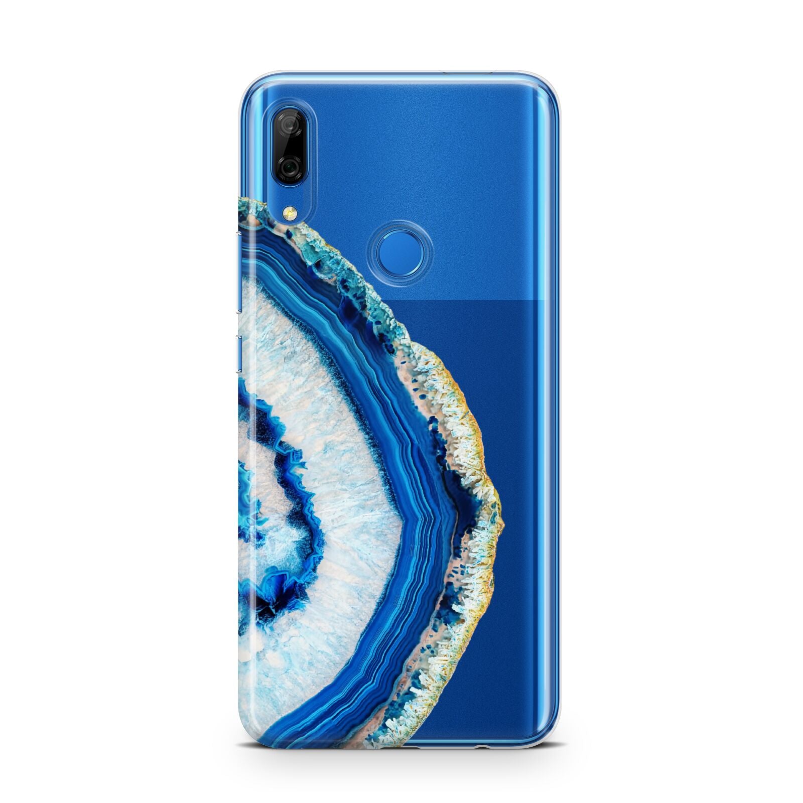 Agate Dark Blue and Turquoise Huawei P Smart Z