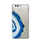 Agate Dark Blue and Turquoise Huawei P9 Case