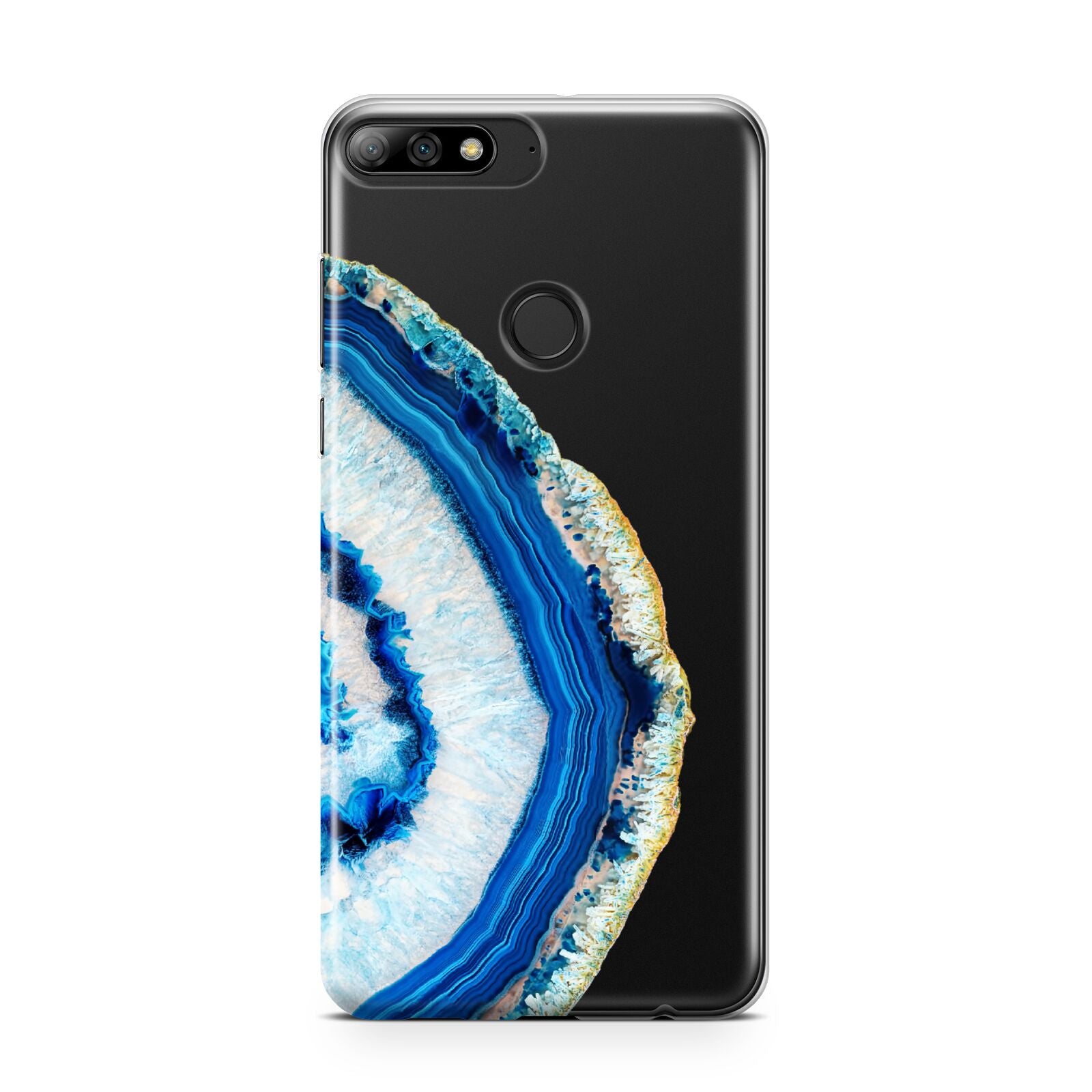 Agate Dark Blue and Turquoise Huawei Y7 2018
