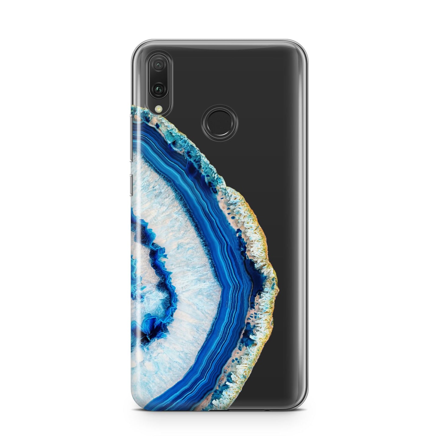 Agate Dark Blue and Turquoise Huawei Y9 2019