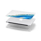 Agate Pale Blue and Bright Blue Apple MacBook Case in Detail