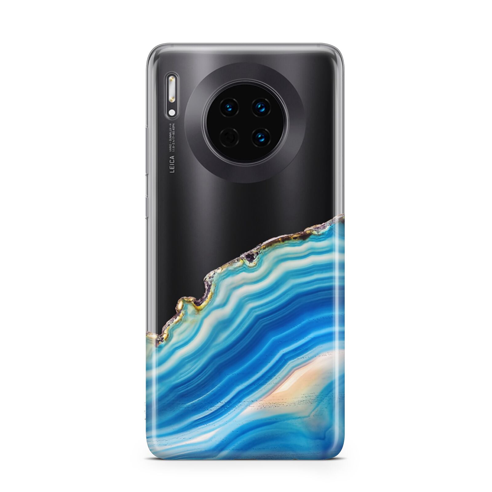 Agate Pale Blue and Bright Blue Huawei Mate 30