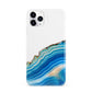 Agate Pale Blue and Bright Blue iPhone 11 Pro 3D Snap Case