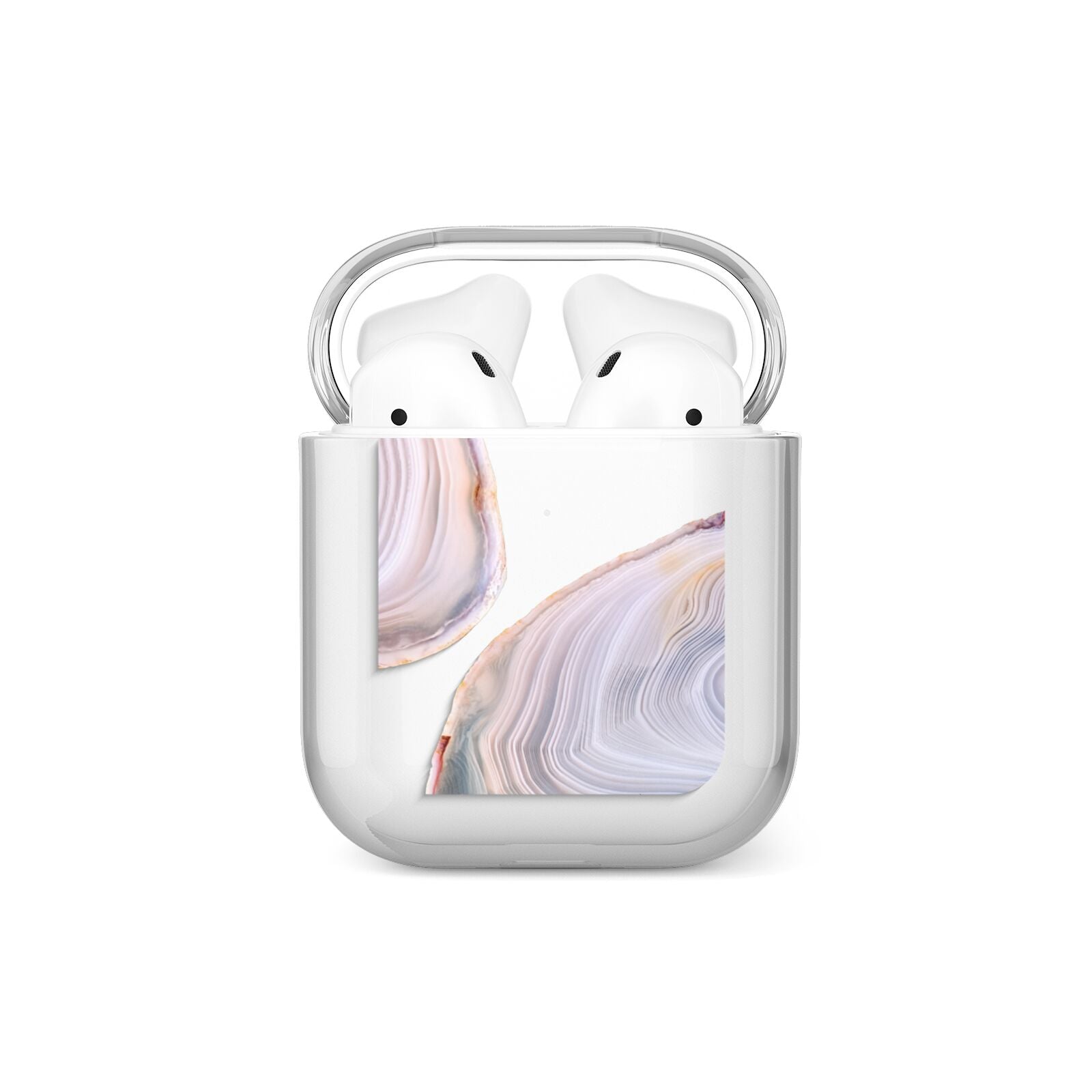 Agate Pale Pink and Blue AirPods Case