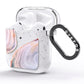 Agate Pale Pink and Blue AirPods Glitter Case Side Image