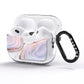Agate Pale Pink and Blue AirPods Pro Glitter Case Side Image
