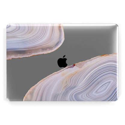 Agate Pale Pink and Blue Apple MacBook Case