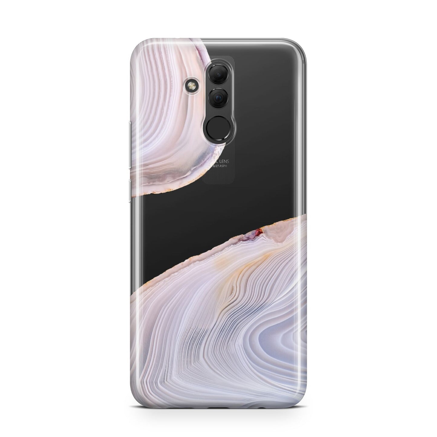 Agate Pale Pink and Blue Huawei Mate 20 Lite