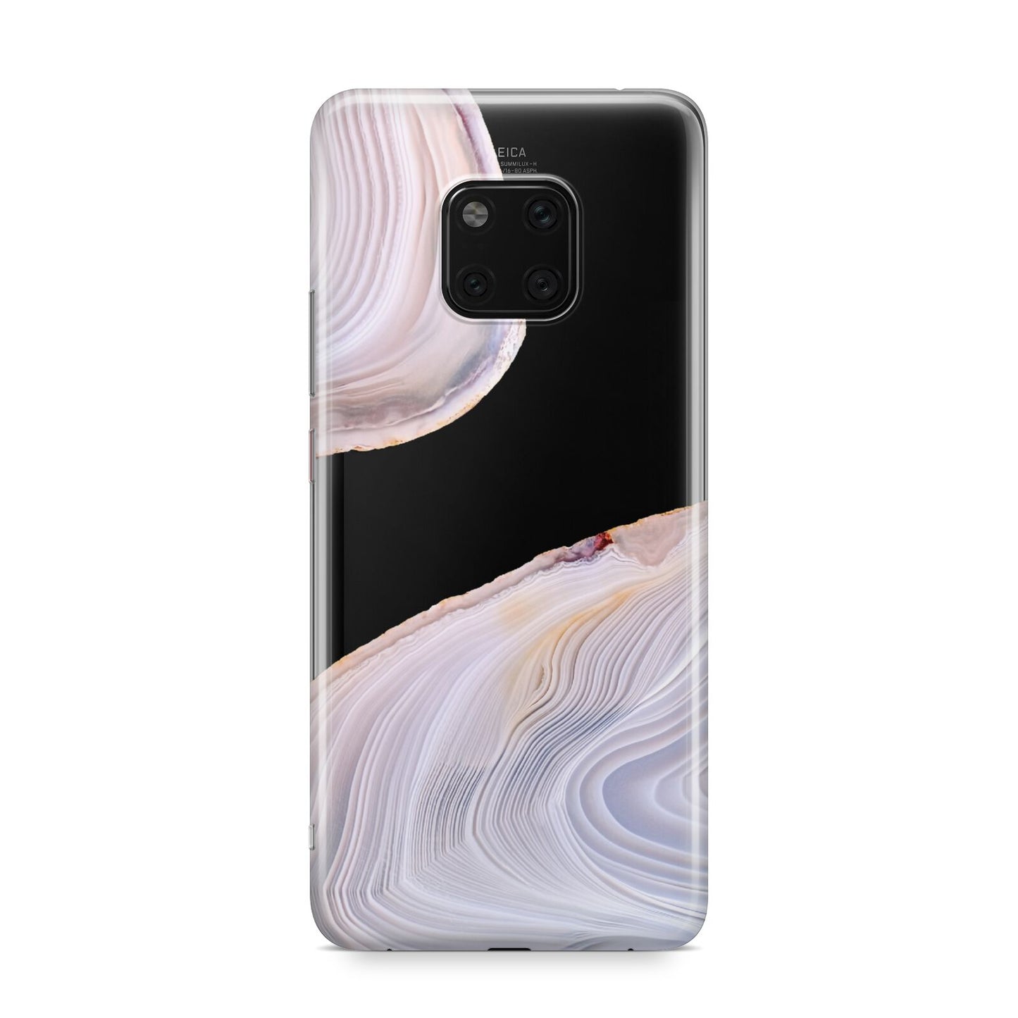 Agate Pale Pink and Blue Huawei Mate 20 Pro Phone Case