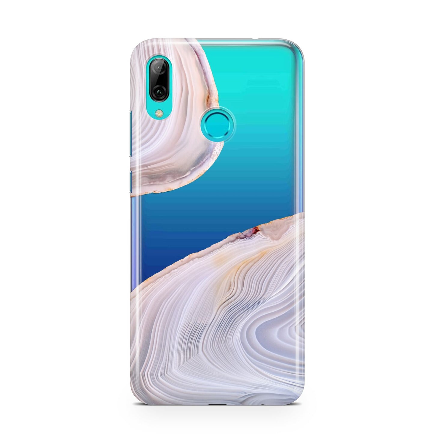 Agate Pale Pink and Blue Huawei P Smart 2019 Case