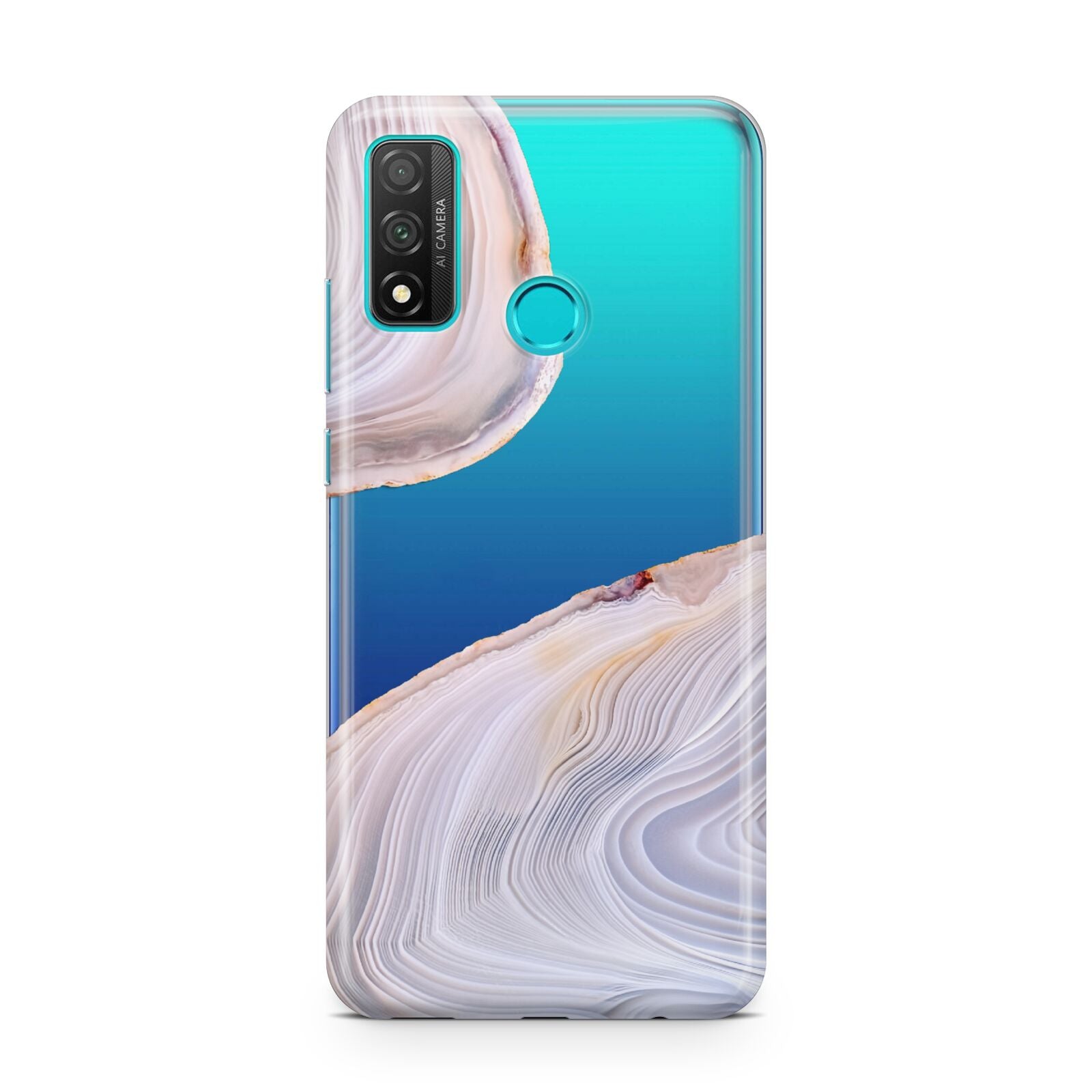 Agate Pale Pink and Blue Huawei P Smart 2020