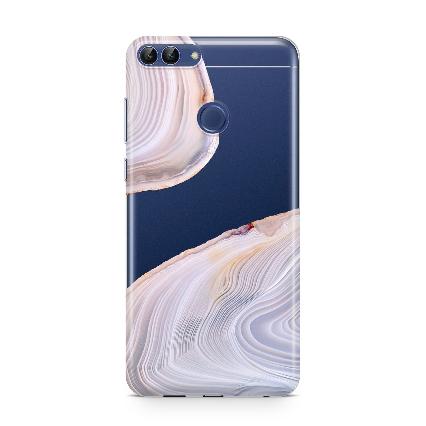 Agate Pale Pink and Blue Huawei P Smart Case
