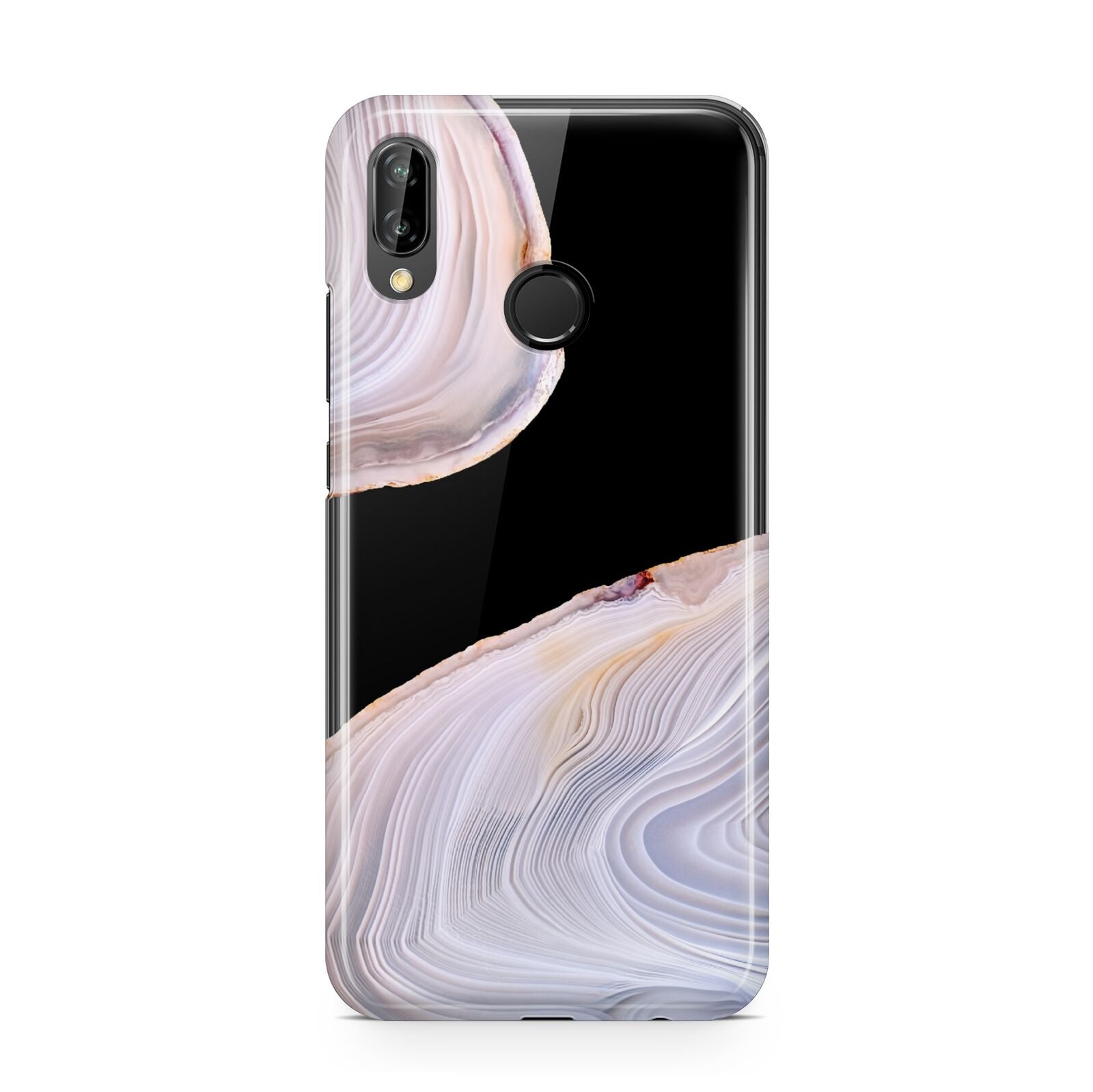 Agate Pale Pink and Blue Huawei P20 Lite Phone Case