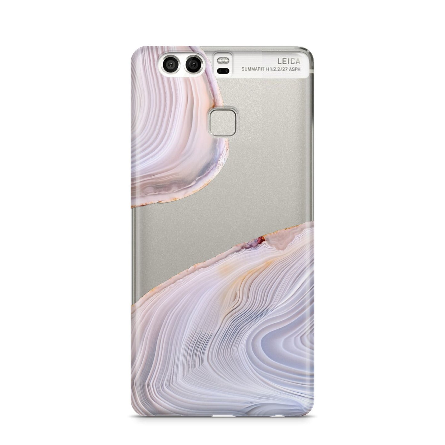 Agate Pale Pink and Blue Huawei P9 Case