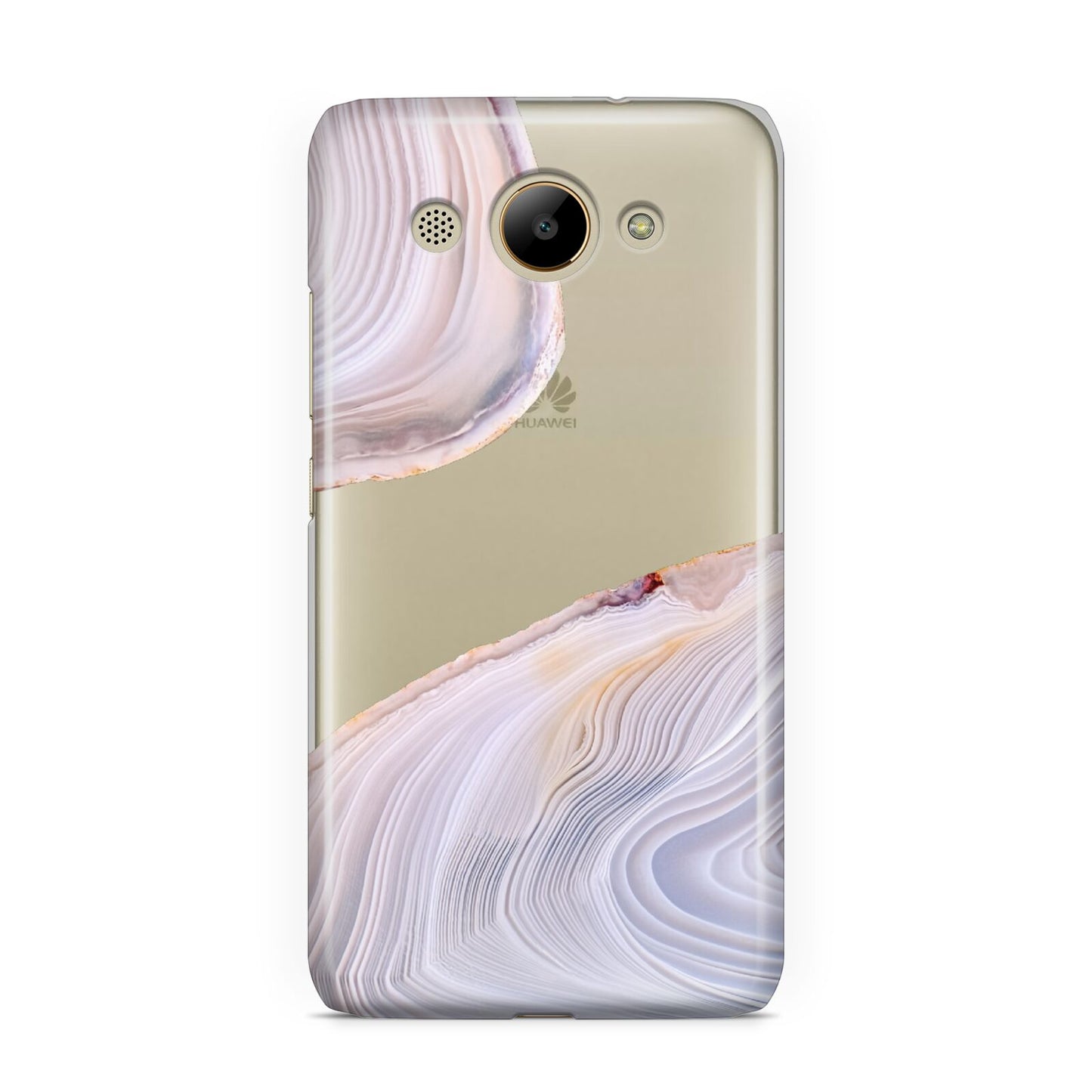 Agate Pale Pink and Blue Huawei Y3 2017
