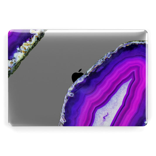 Agate Purple and Pink Apple MacBook Case