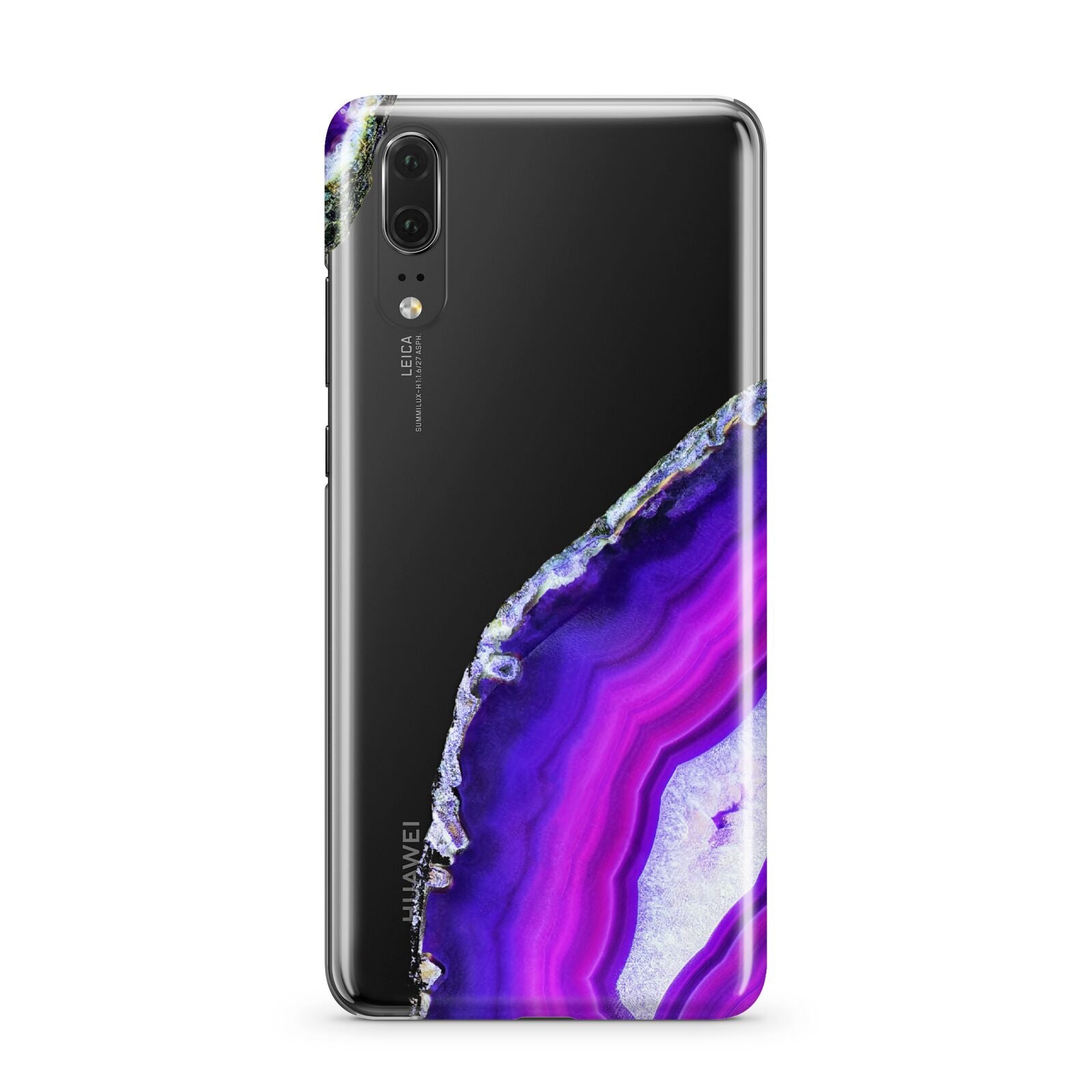 Agate Purple and Pink Huawei P20 Phone Case
