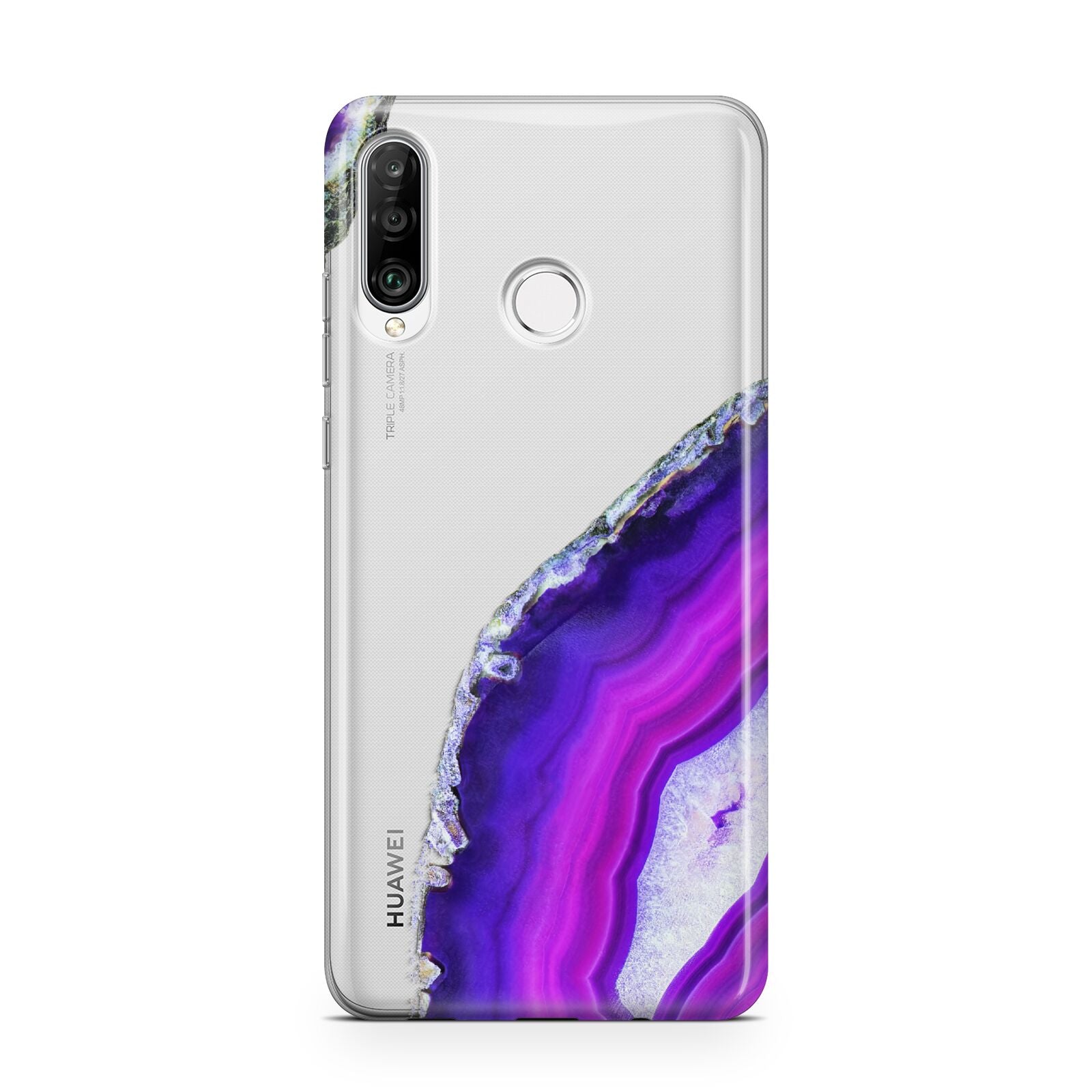 Agate Purple and Pink Huawei P30 Lite Phone Case