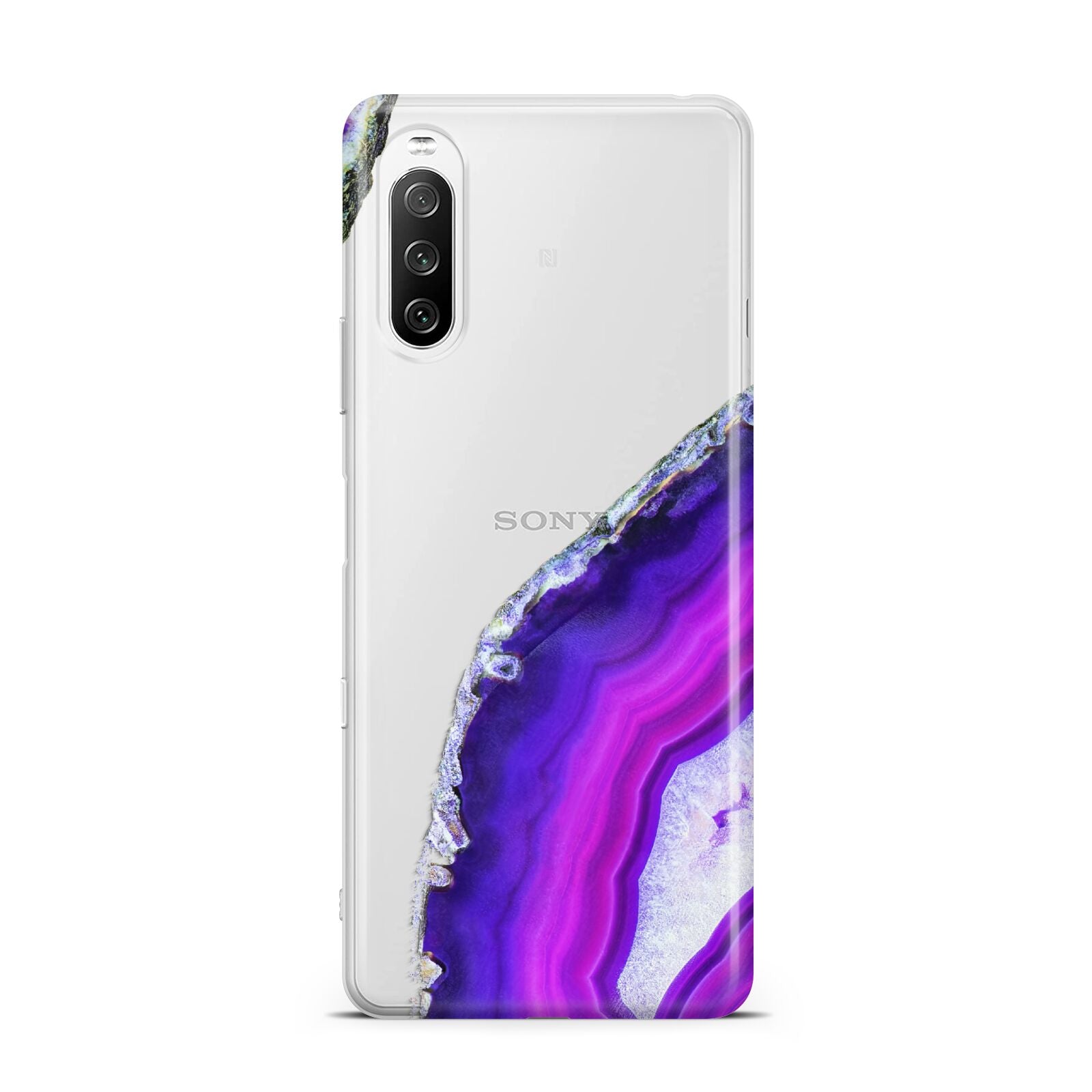 Agate Purple and Pink Sony Xperia 10 III Case