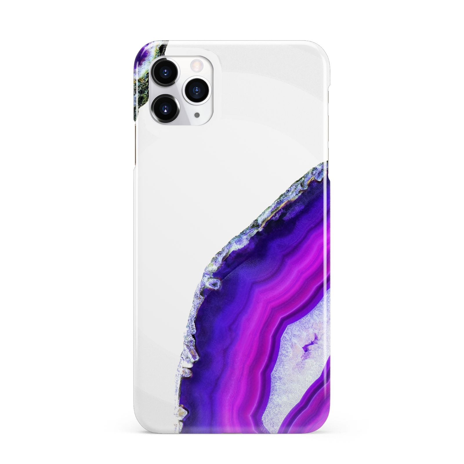 Agate Purple and Pink iPhone 11 Pro Max 3D Snap Case