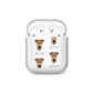 Airedale Terrier Icon with Name AirPods Case