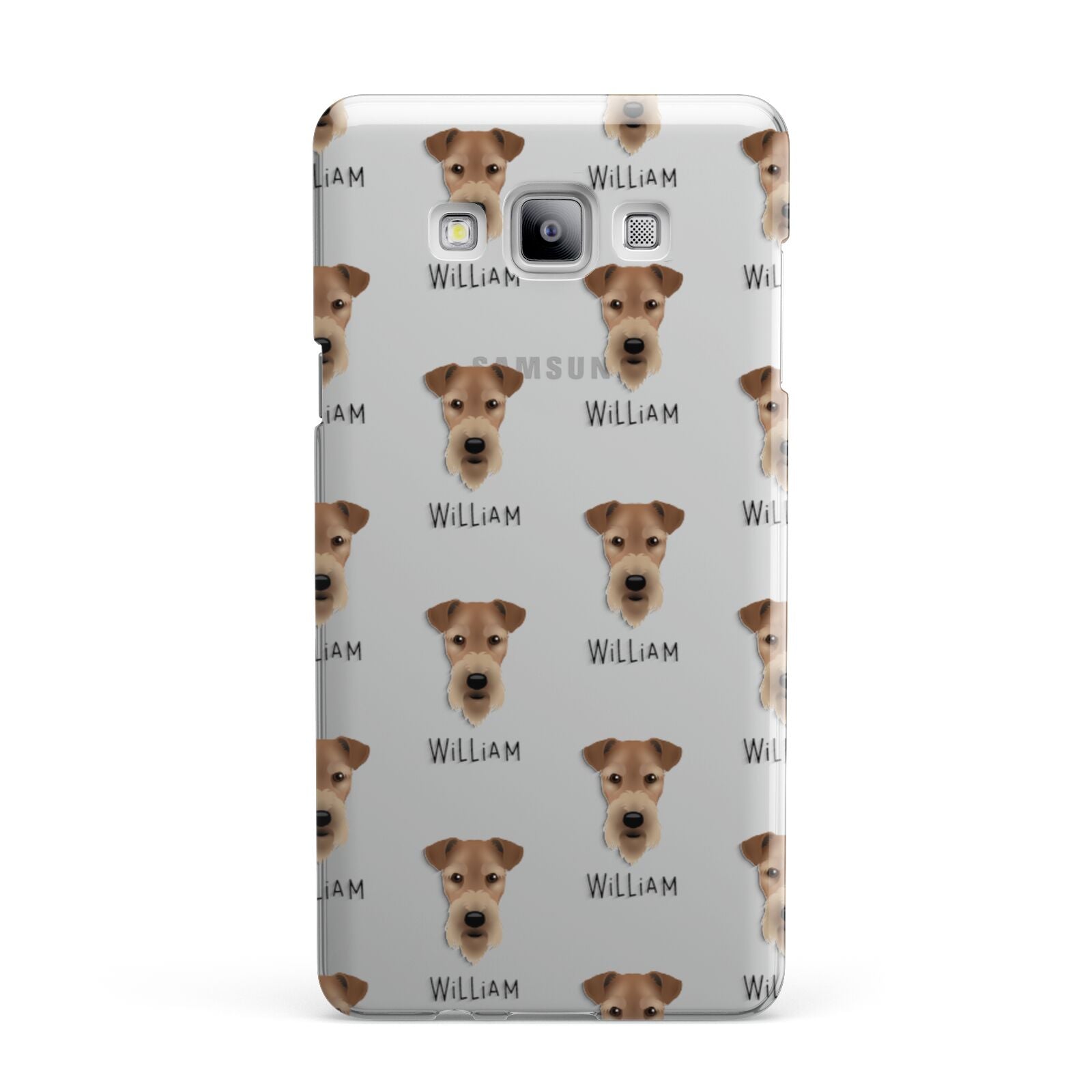 Airedale Terrier Icon with Name Samsung Galaxy A7 2015 Case