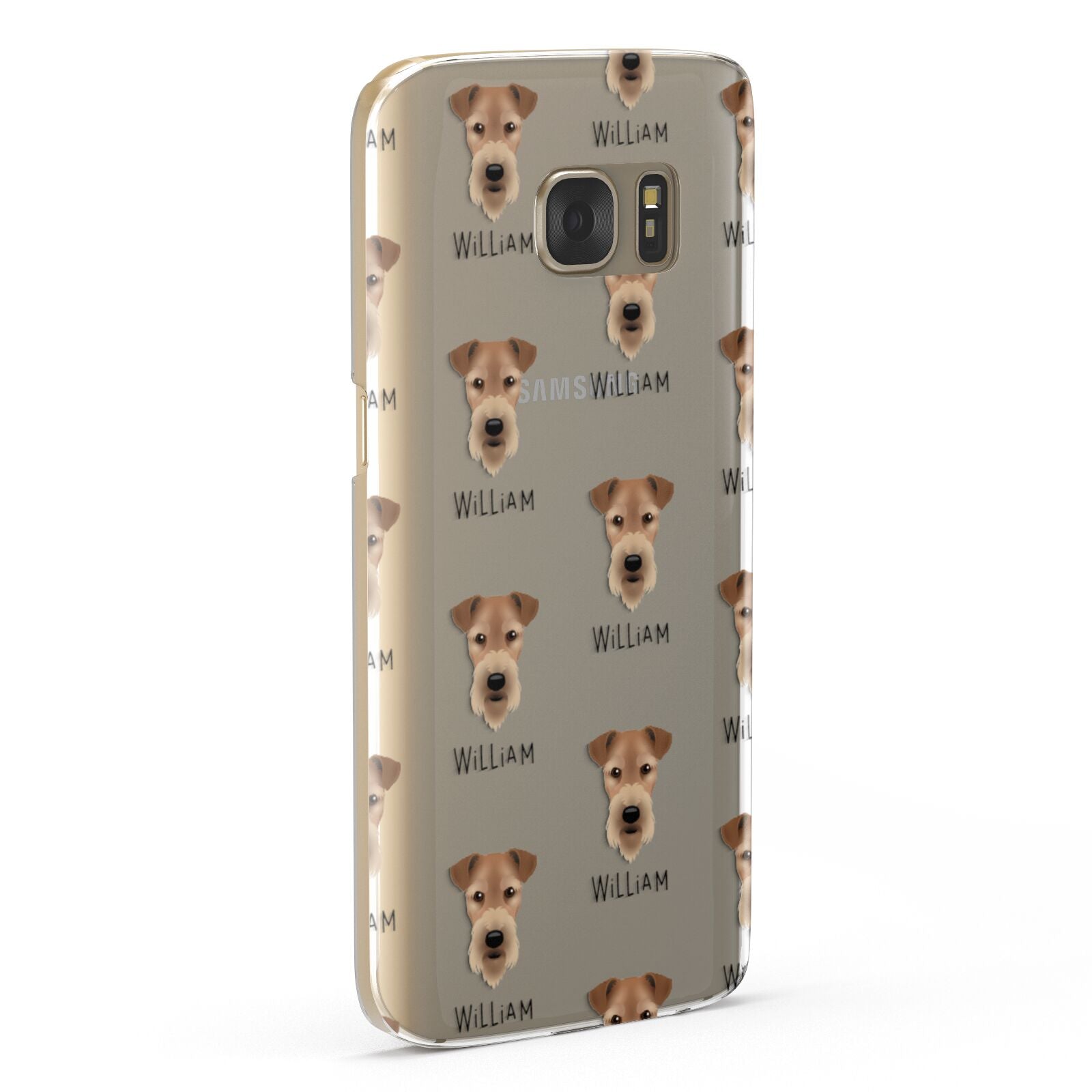 Airedale Terrier Icon with Name Samsung Galaxy Case Fourty Five Degrees