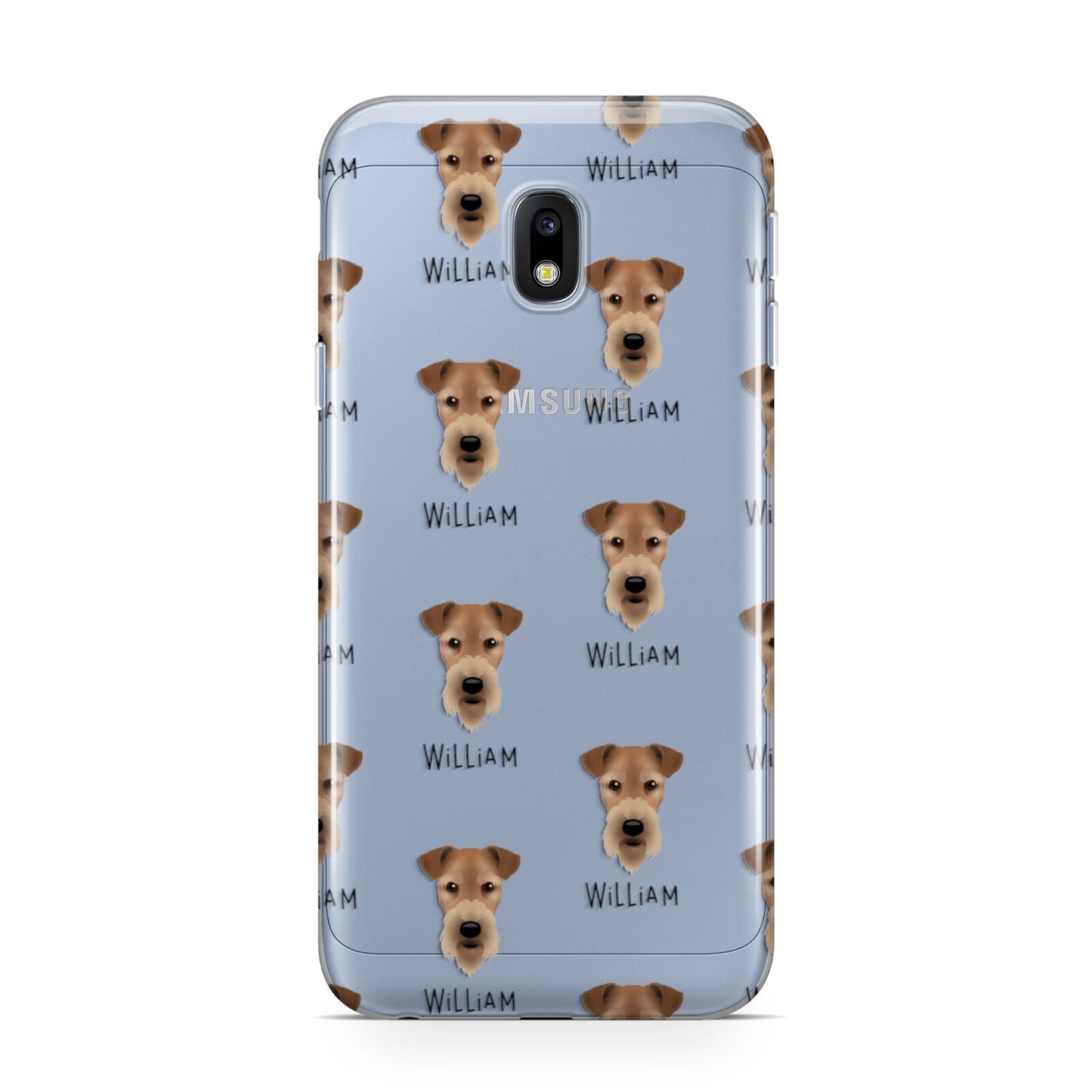 Airedale Terrier Icon with Name Samsung Galaxy J3 2017 Case