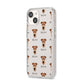 Airedale Terrier Icon with Name iPhone 14 Clear Tough Case Starlight Angled Image