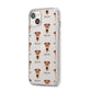 Airedale Terrier Icon with Name iPhone 14 Plus Clear Tough Case Starlight Angled Image