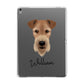 Airedale Terrier Personalised Apple iPad Grey Case