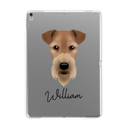 Airedale Terrier Personalised Apple iPad Silver Case