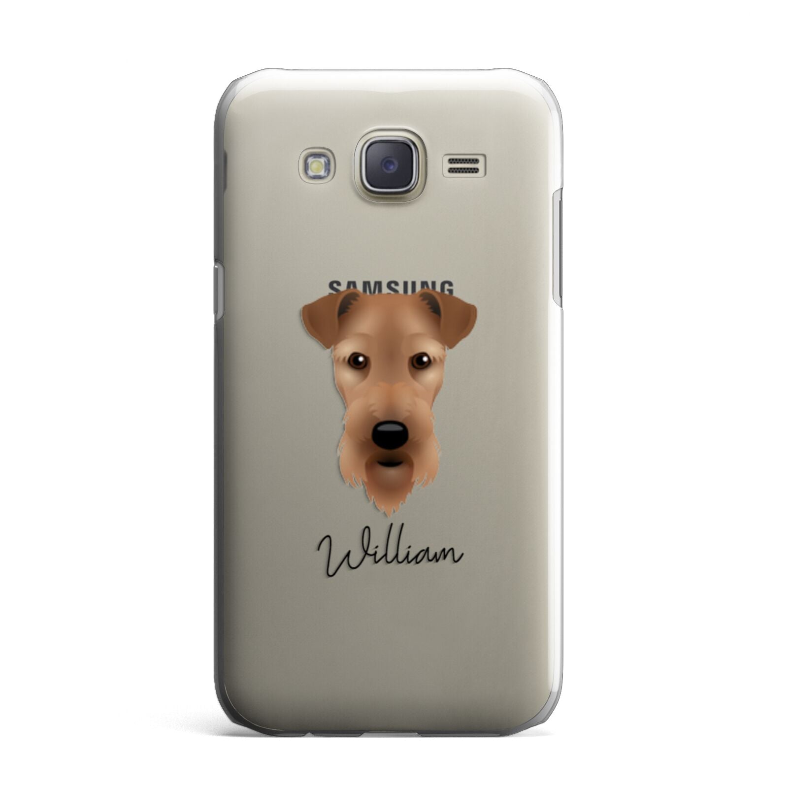 Airedale Terrier Personalised Samsung Galaxy J7 Case